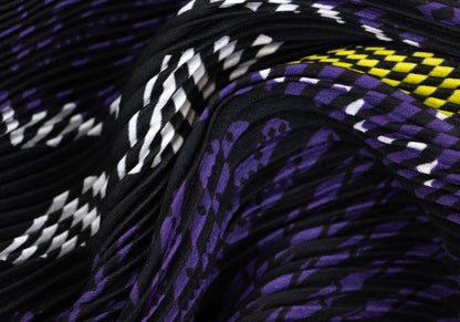ISSEY MIYAKE Pleated Scarf Purple