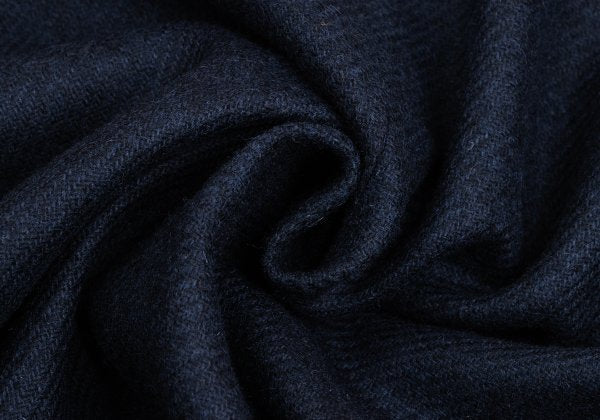 Papas Lanificio di Pray Wool Flap Blazer Navy Size 50L