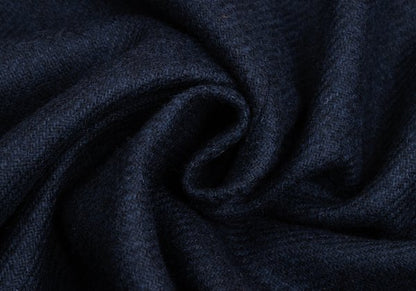 Papas Lanificio di Pray Wool Flap Blazer Navy Size 50L