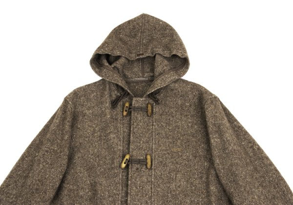 Papas Wool Hooded Duffle Coat Mocha Size 50L