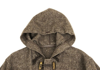 Papas Wool Hooded Duffle Coat Mocha Size 50L