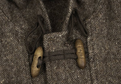 Papas Wool Hooded Duffle Coat Mocha Size 50L
