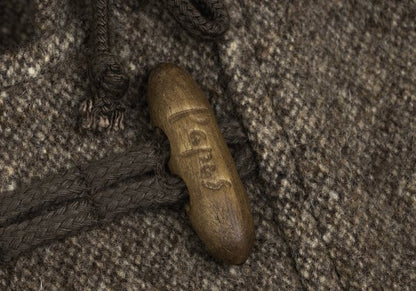 Papas Wool Hooded Duffle Coat Mocha Size 50L