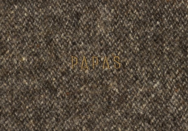 Papas Wool Hooded Duffle Coat Mocha Size 50L