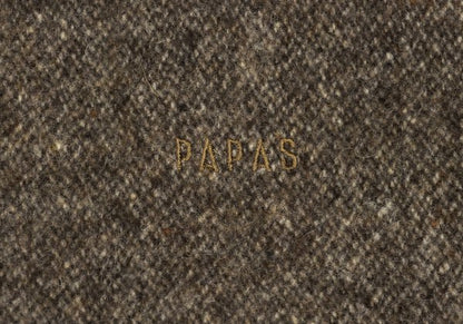 Papas Wool Hooded Duffle Coat Mocha Size 50L