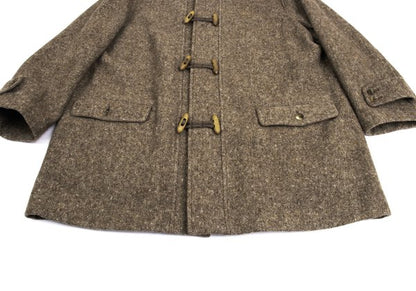 Papas Wool Hooded Duffle Coat Mocha Size 50L