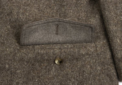 Papas Wool Hooded Duffle Coat Mocha Size 50L