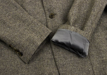 Papas Bottoli Wool Patch Pocket Tailored Blazer Brown Size L