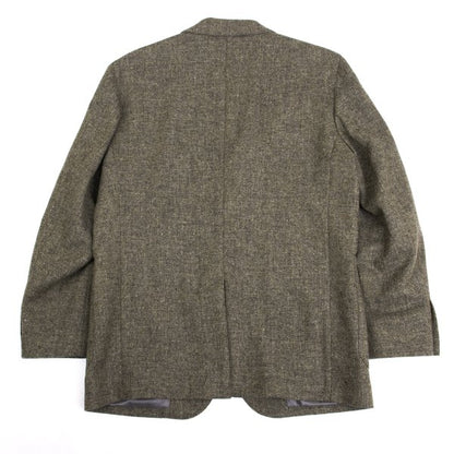 Papas Bottoli Wool Patch Pocket Tailored Blazer Brown Size L