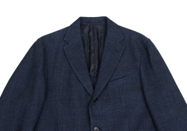 Papas Vitale Barberis Canonico Silk Blend Blazer Navy Size L