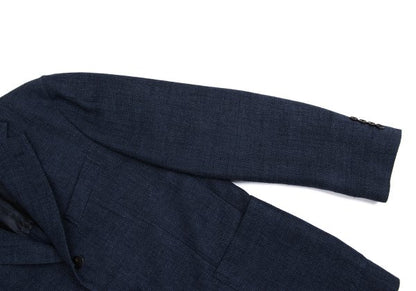 Papas Vitale Barberis Canonico Silk Blend Blazer Navy Size L