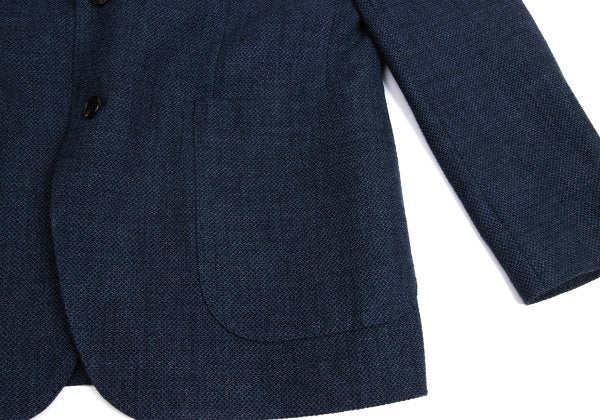 Papas Vitale Barberis Canonico Silk Blend Blazer Navy Size L