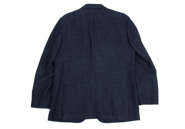 Papas Vitale Barberis Canonico Silk Blend Blazer Navy Size L