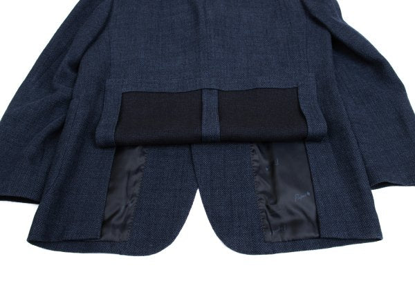 Papas Vitale Barberis Canonico Silk Blend Blazer Navy Size L