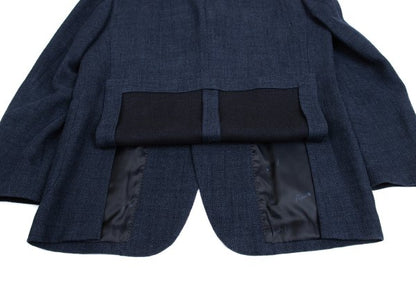 Papas Vitale Barberis Canonico Silk Blend Blazer Navy Size L