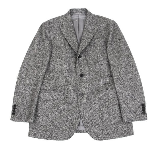 Papas SOLBIATI Wool Blend Flap Pocket Blazer Gray Size L
