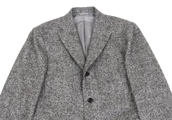 Papas SOLBIATI Wool Blend Flap Pocket Blazer Gray Size L