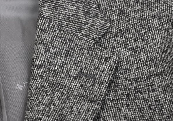 Papas SOLBIATI Wool Blend Flap Pocket Blazer Gray Size L