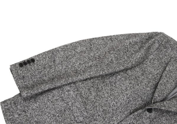 Papas SOLBIATI Wool Blend Flap Pocket Blazer Gray Size L