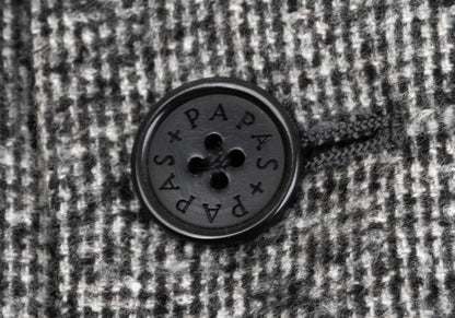 Papas SOLBIATI Wool Blend Flap Pocket Blazer Gray Size L