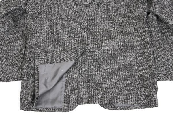 Papas SOLBIATI Wool Blend Flap Pocket Blazer Gray Size L