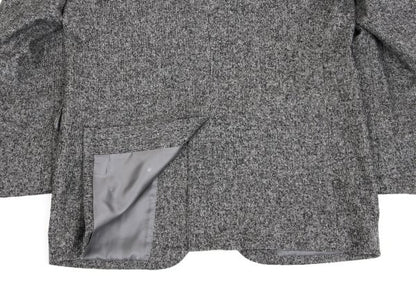Papas SOLBIATI Wool Blend Flap Pocket Blazer Gray Size L