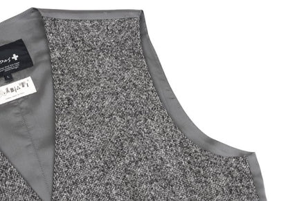 Papas SOLBIATI Wool Blend Gilet Vest Gray Size L