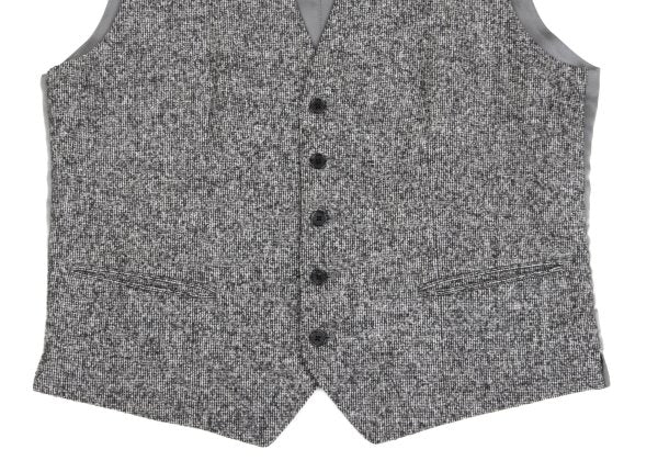 Papas SOLBIATI Wool Blend Gilet Vest Gray Size L