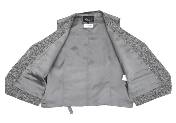Papas SOLBIATI Wool Blend Gilet Vest Gray Size L