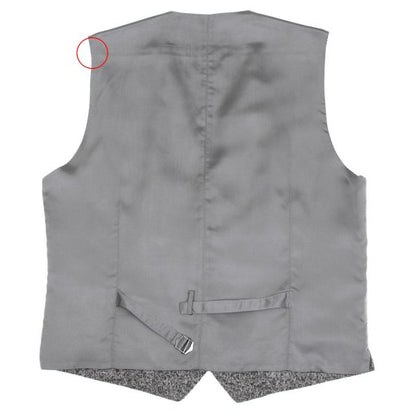 Papas SOLBIATI Wool Blend Gilet Vest Gray Size L