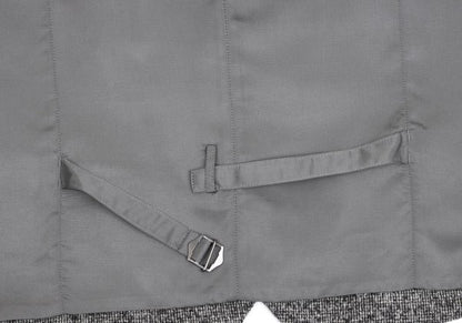 Papas SOLBIATI Wool Blend Gilet Vest Gray Size L