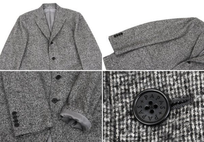 Papas SOLBIATI Wool Blend Three-Piece Suit Gray Size L
