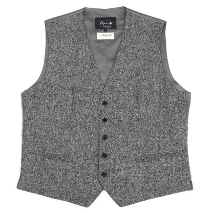 Papas SOLBIATI Wool Blend Three-Piece Suit Gray Size L