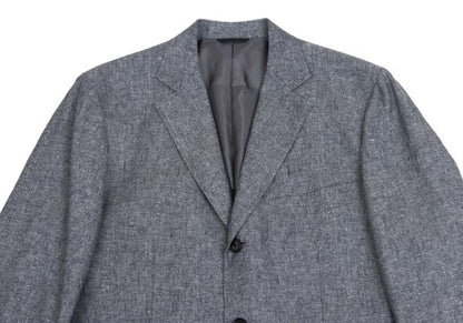 Papas HAVANA Mixed Fabric Blazer White/Navy Size L