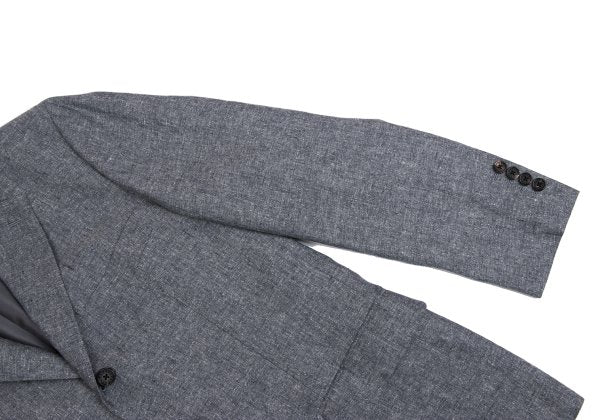 Papas HAVANA Mixed Fabric Blazer White/Navy Size L