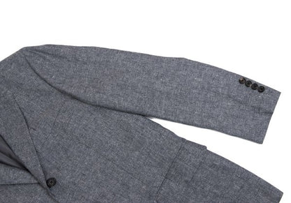 Papas HAVANA Mixed Fabric Blazer White/Navy Size L