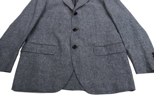 Papas HAVANA Mixed Fabric Blazer White/Navy Size L