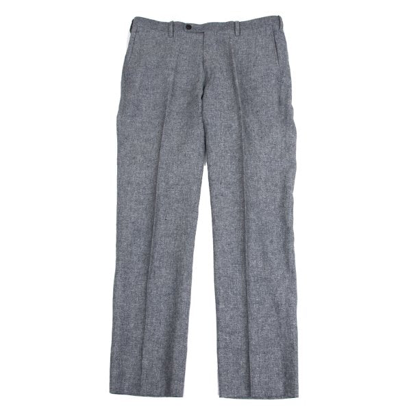 Papas HAVANA Mixed Fabric Center Press White Navy Pants Size L