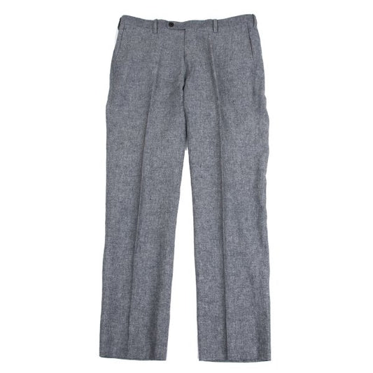 Papas HAVANA Mixed Fabric Center Press White Navy Pants Size L