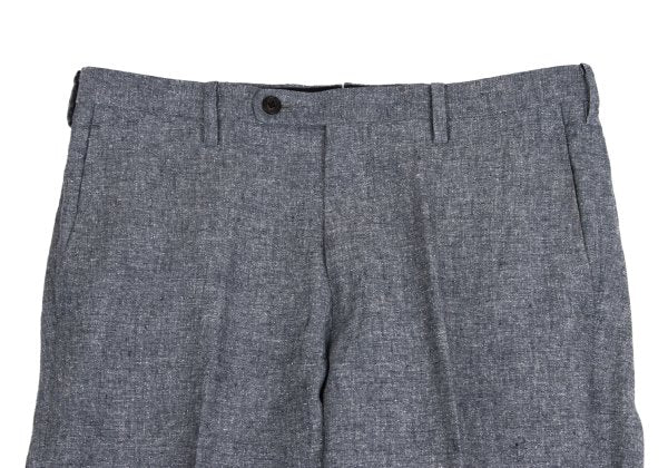 Papas HAVANA Mixed Fabric Center Press White Navy Pants Size L
