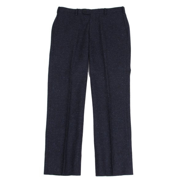 Papas Bottoli Wool Tapered Pants Navy Size L