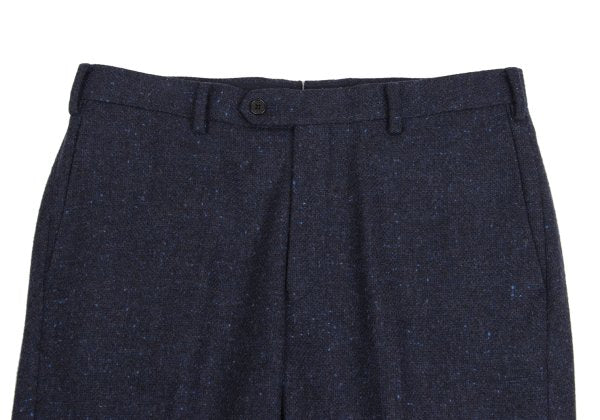 Papas Bottoli Wool Tapered Pants Navy Size L
