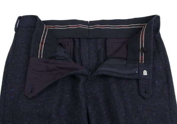 Papas Bottoli Wool Tapered Pants Navy Size L