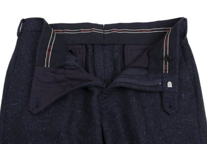Papas Bottoli Wool Tapered Pants Navy Size L