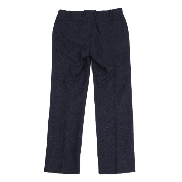 Papas Bottoli Wool Tapered Pants Navy Size L