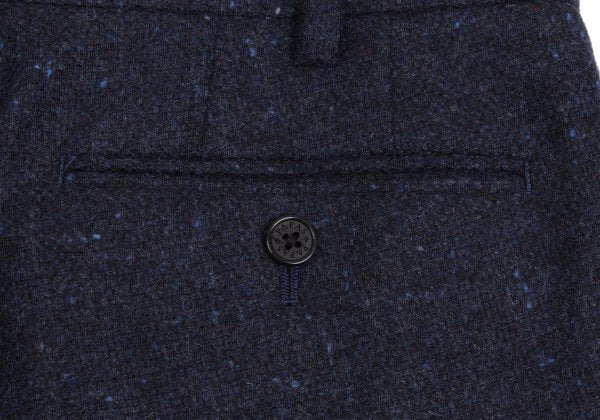 Papas Bottoli Wool Tapered Pants Navy Size L