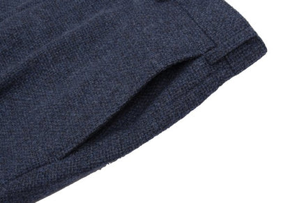 Papas Wool Cotton Tapered Pants Navy Size L