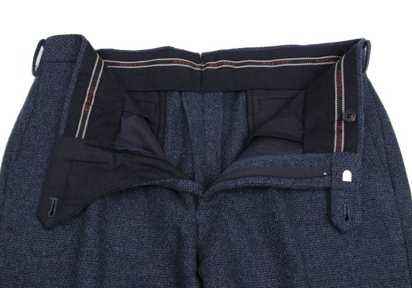 Papas Wool Cotton Tapered Pants Navy Size L