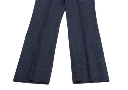 Papas Wool Cotton Tapered Pants Navy Size L