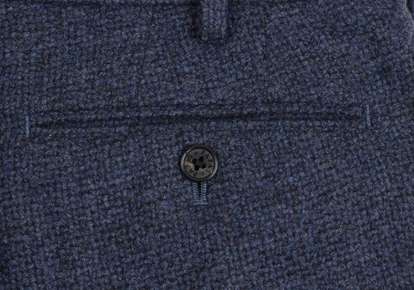 Papas Wool Cotton Tapered Pants Navy Size L
